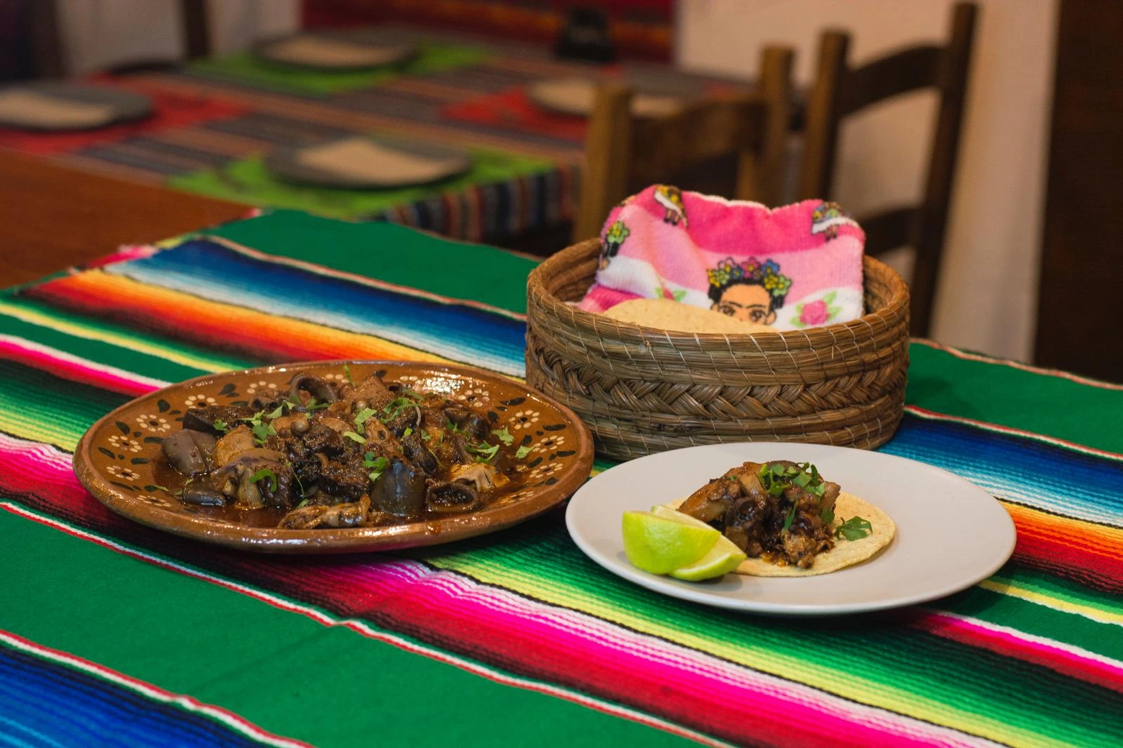 Pulpo y chipirones zarandeados